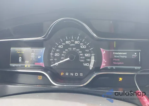 2013 Lincoln Mks из США, поврежденный, VIN 1LNHL9EK0DG600129